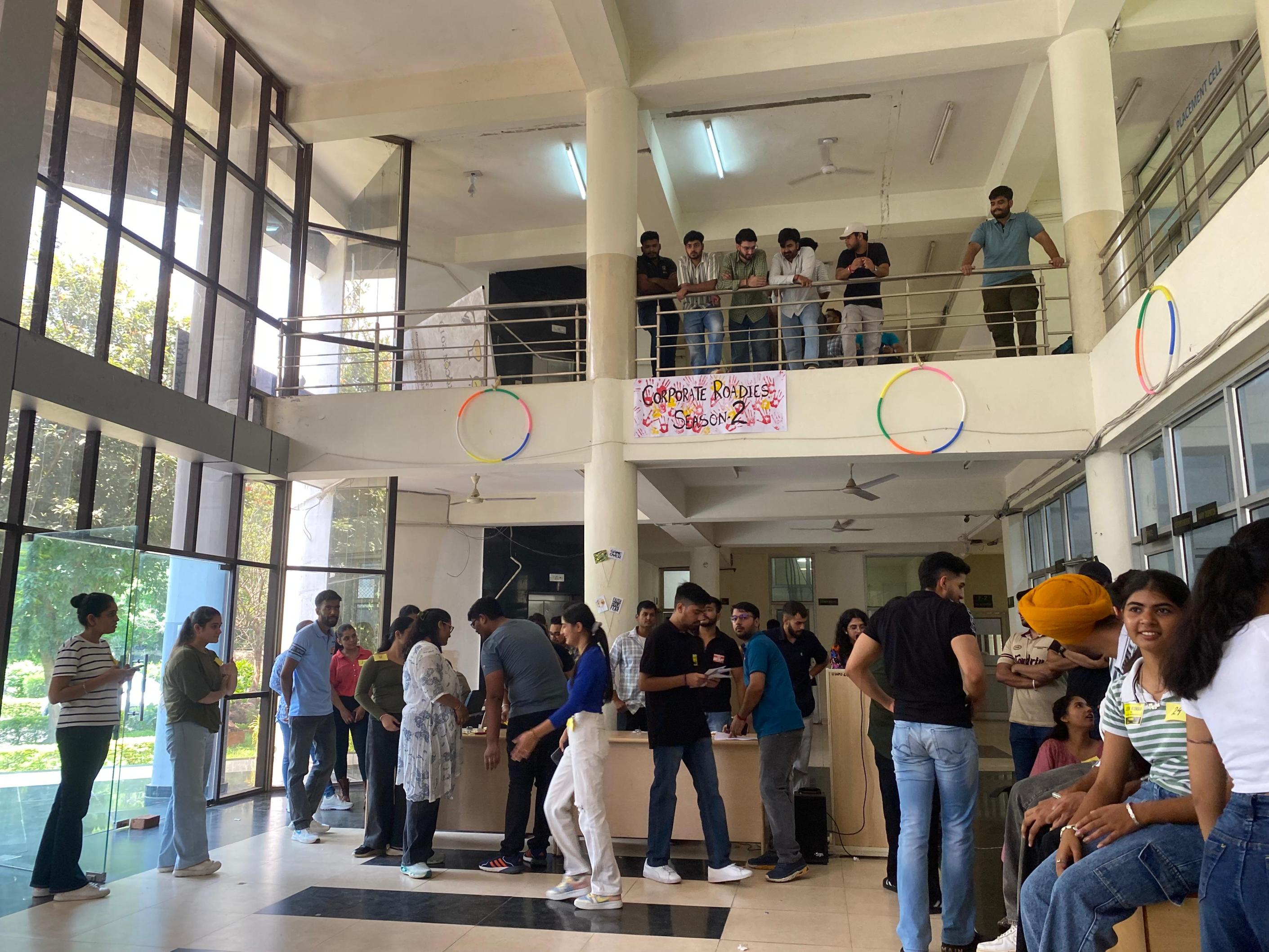The University Institute of Applied Sciences (UIAMS) at University organized “Corporate Roadies-Season 2,”